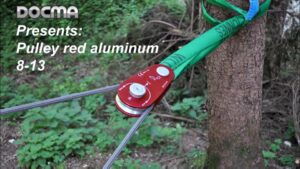 Carrucola rossa in alluminio 8-13 - Red pulley (aluminium) 8-13