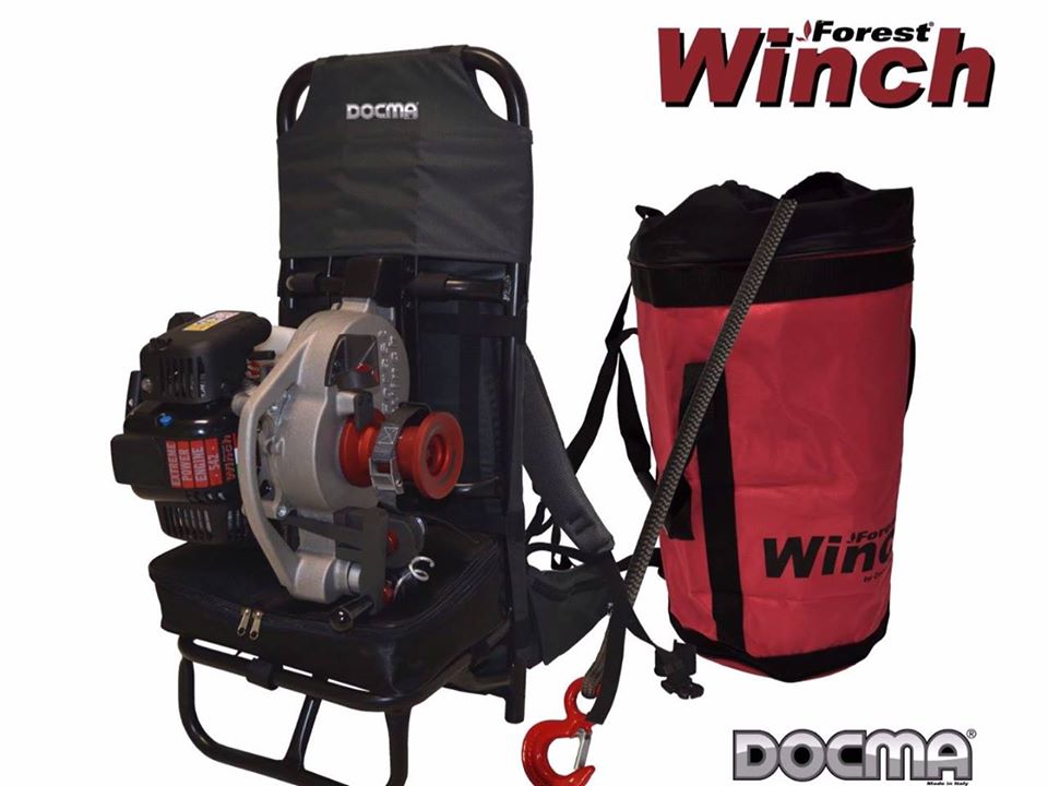 Nouveau sac à dos professionnel pour winchs VF80 BOLT et VF105 RED IRON - Docma Made in Italy.